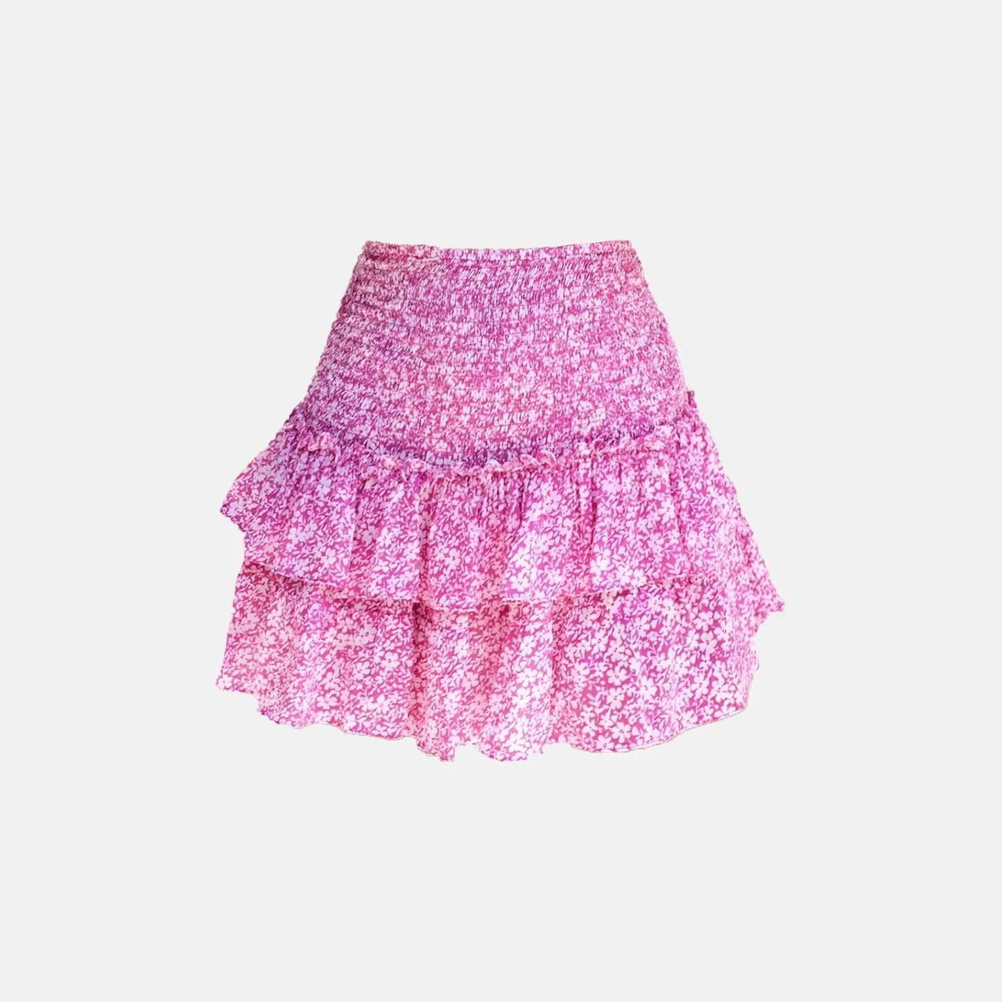 Sage Ruffle Mini Skirt Mini Dress