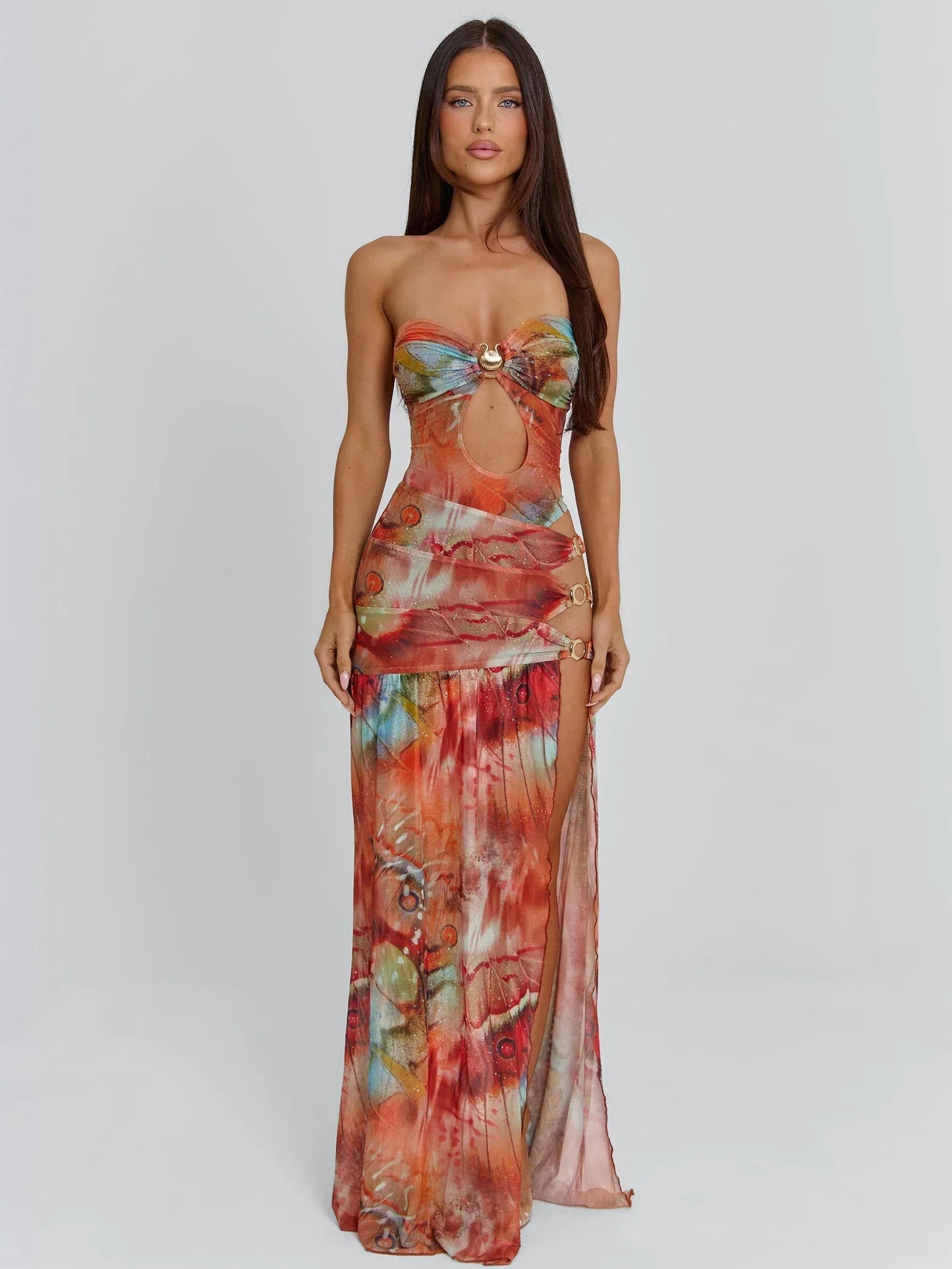 Danique Printed Maxi Dress