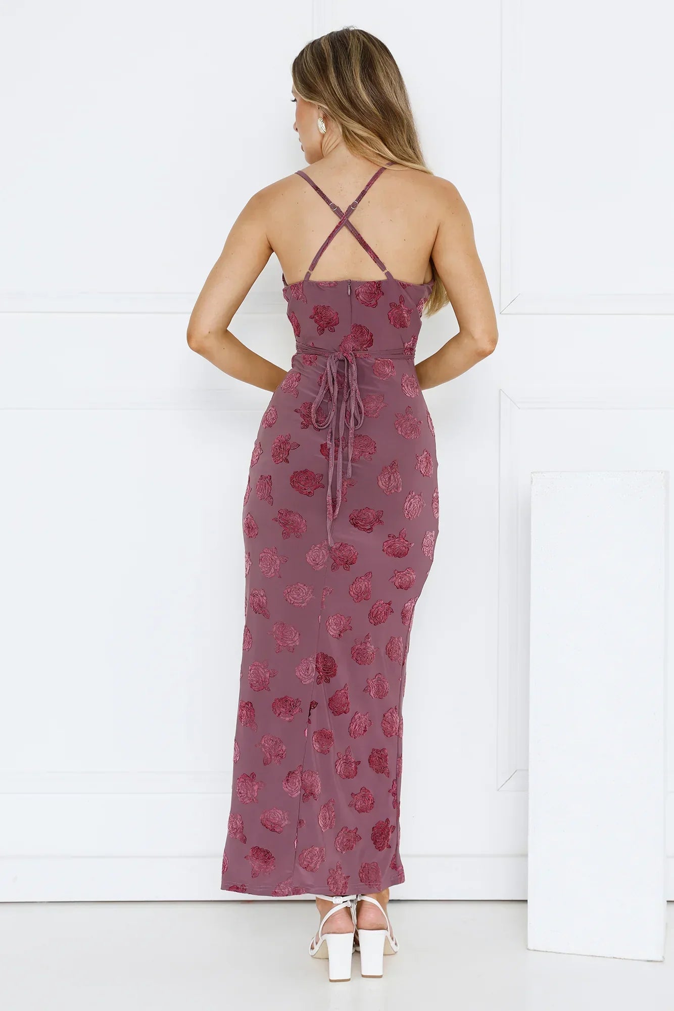 Summer Rain Maxi Dress Purple