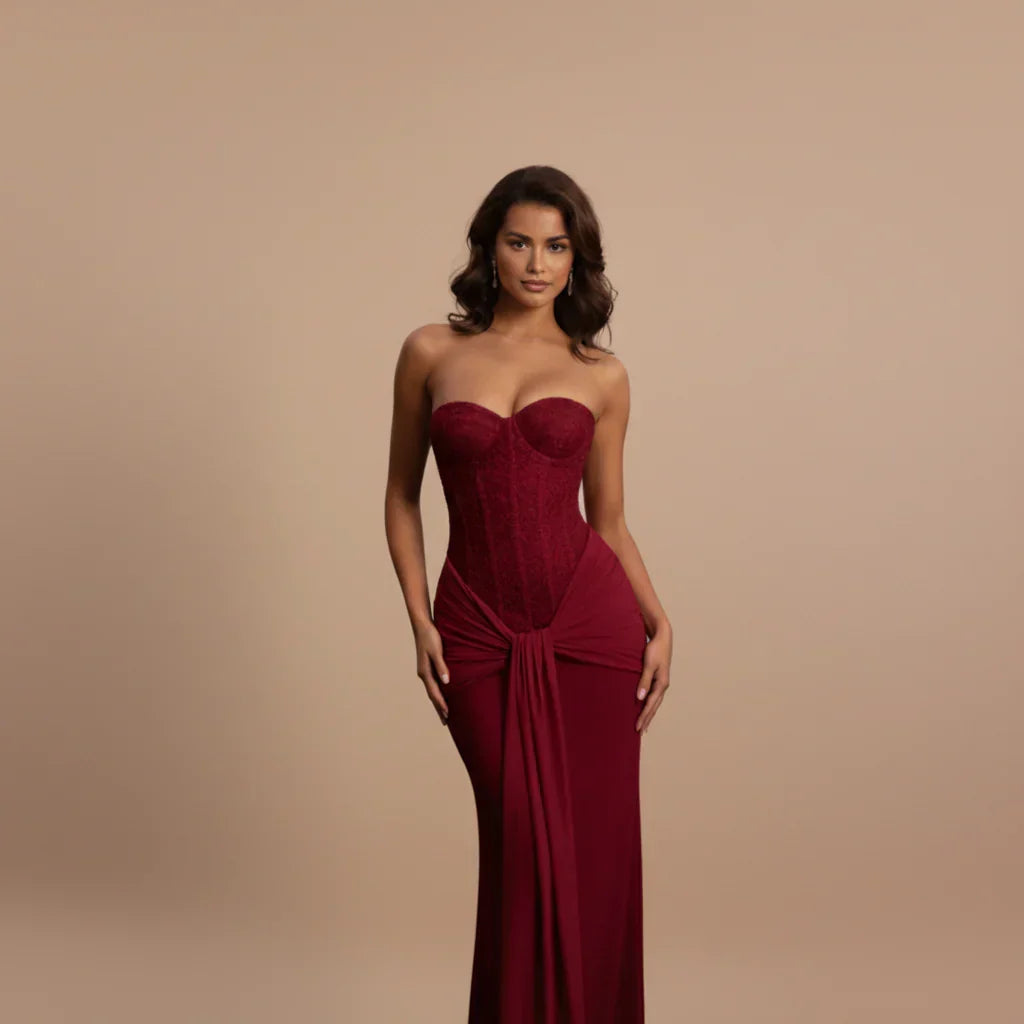 Sienna Corset Maxi Dress
