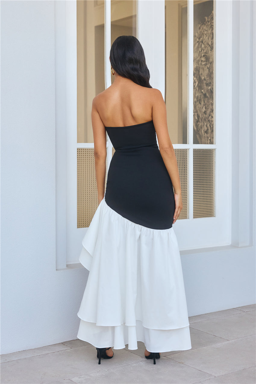 Extravagant Events Strapless Maxi Dress Black