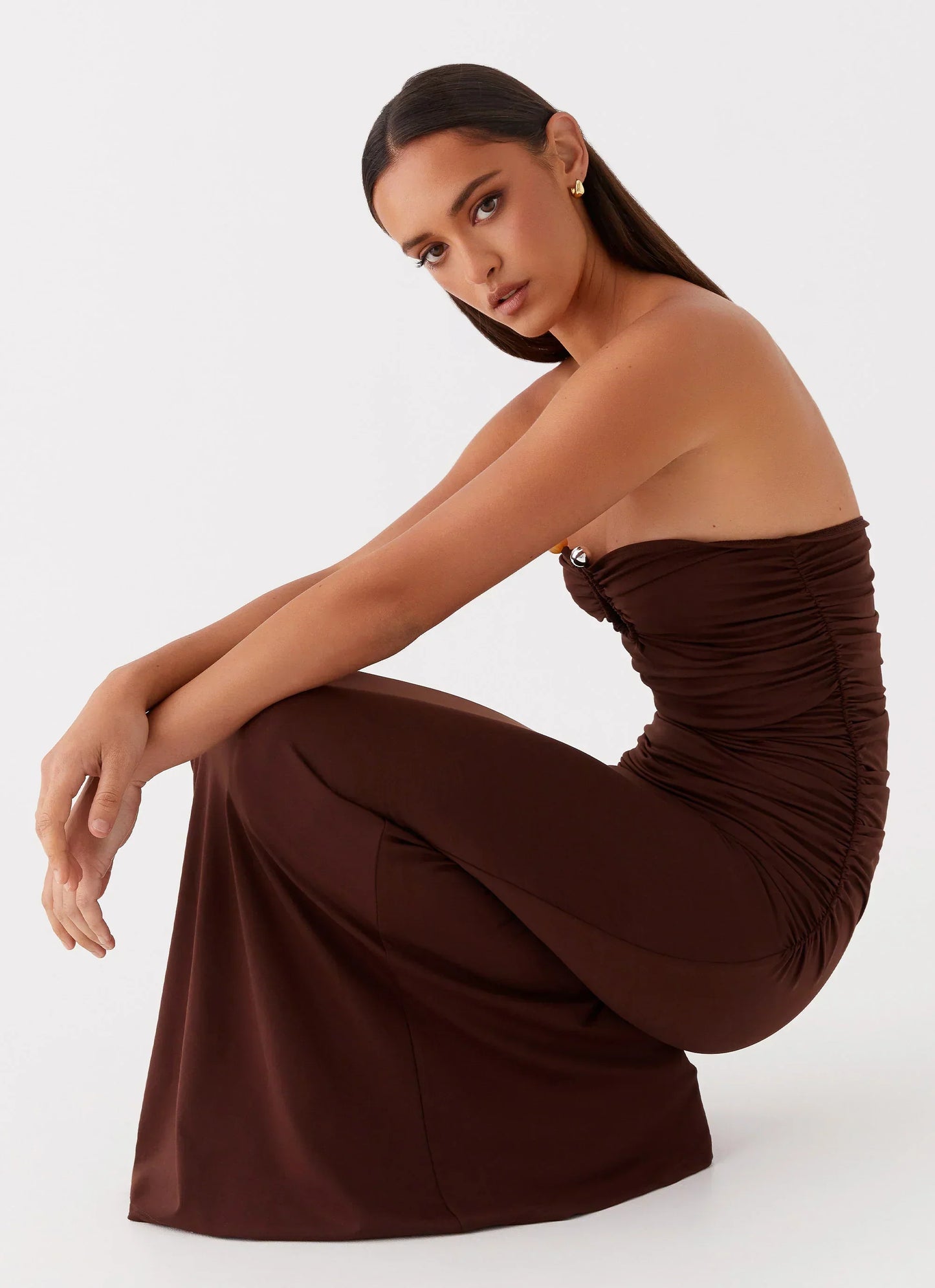 Rudy Maxi Dress - Brown
