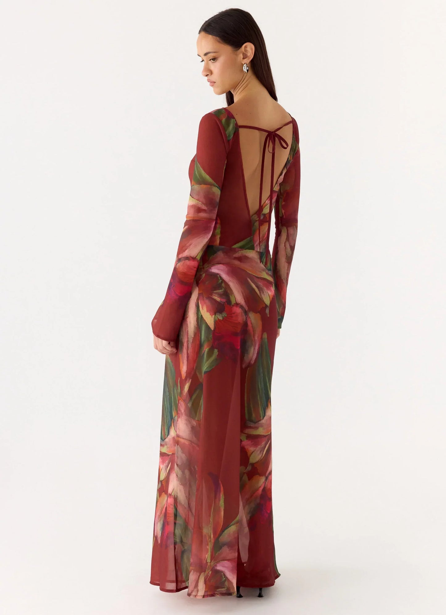 Charmayne Chiffon Maxi Dress Cuba