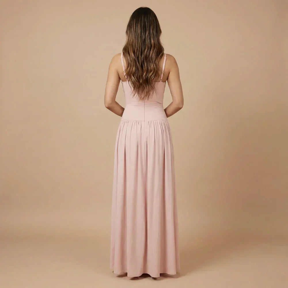 Margot Ruched Maxi Dress