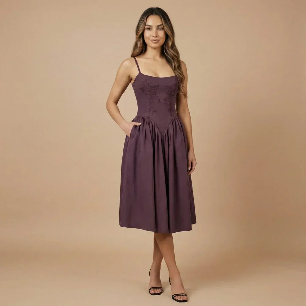 Elowen Lace Midi Dress