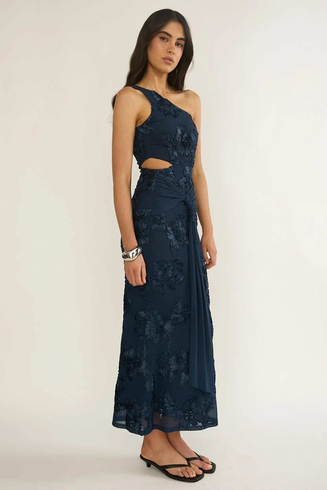 Luli Cut-Out Maxi Dress Navy