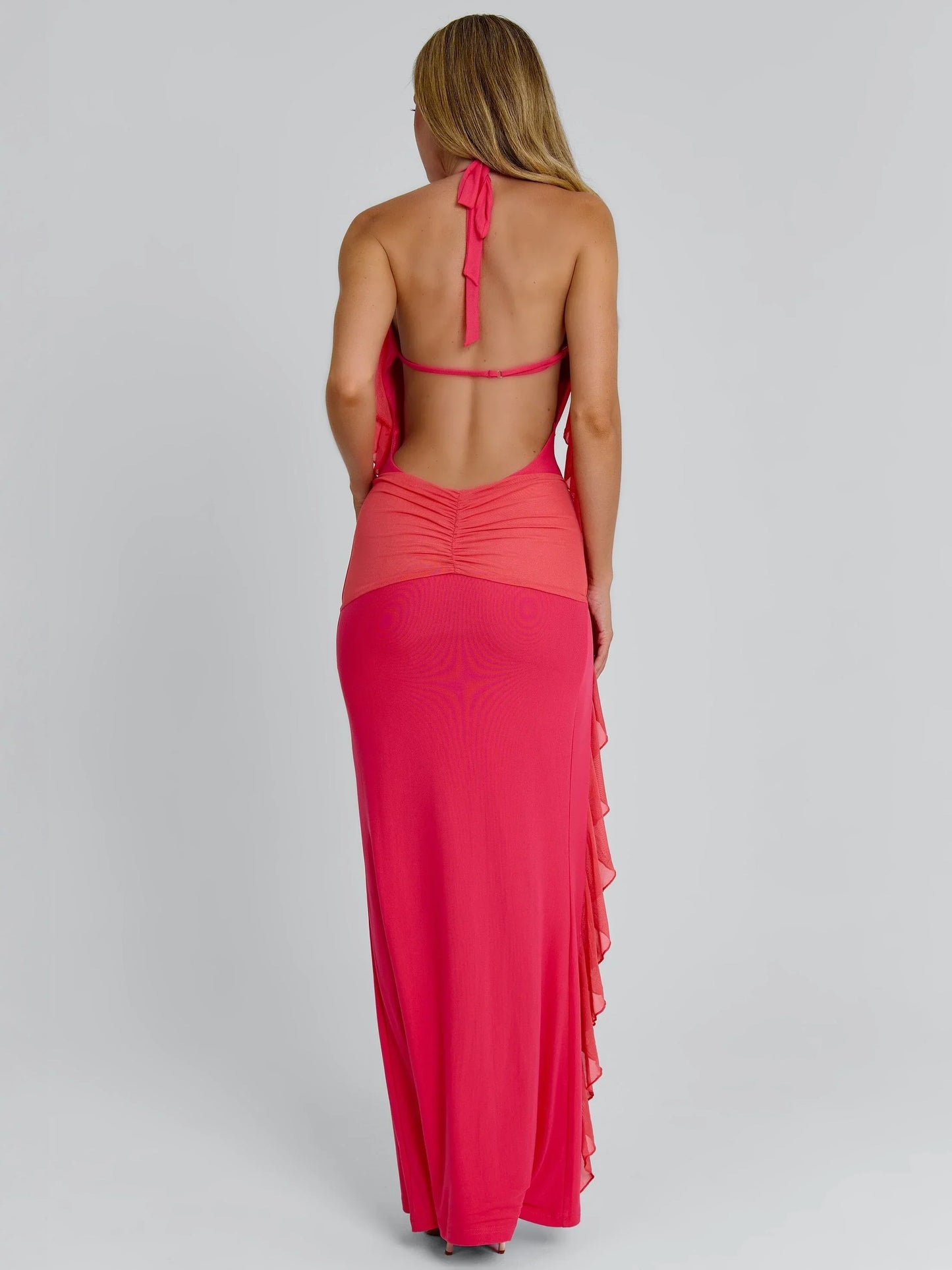 Janie Coral Maxi Dress