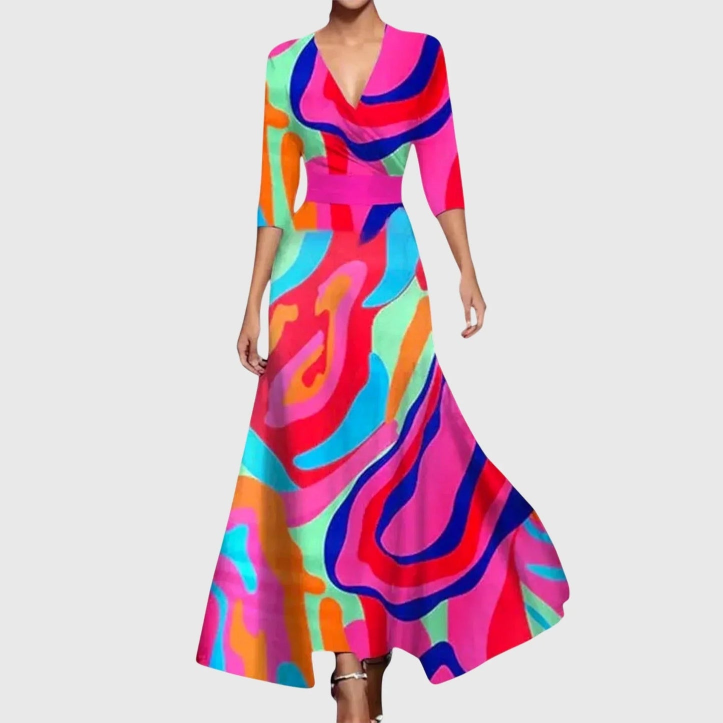 Rosemary Wrap Maxi Dress