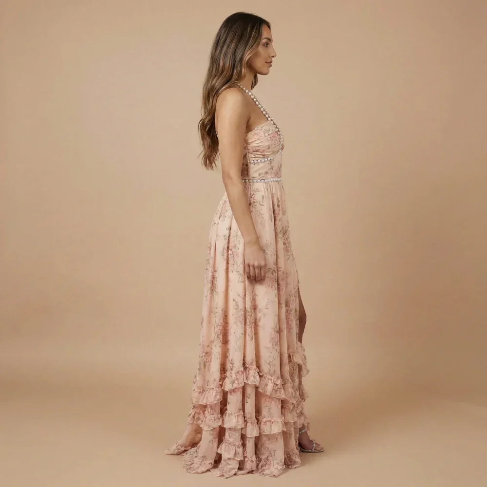 Celeste Ruffle Maxi Dress