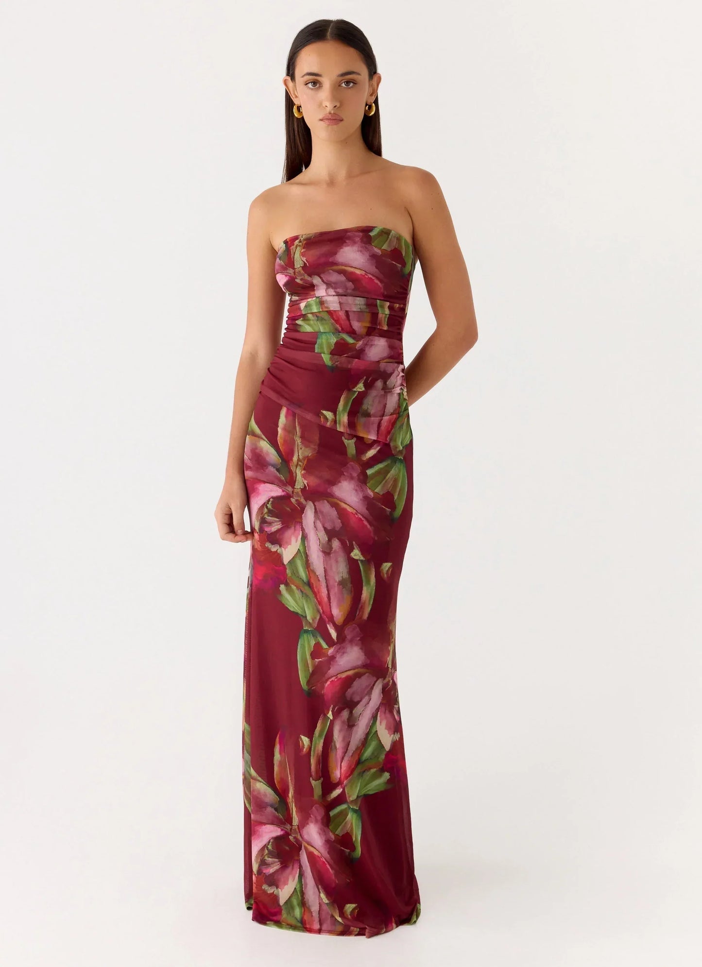 Iroha Strapless Maxi Dress Cuba