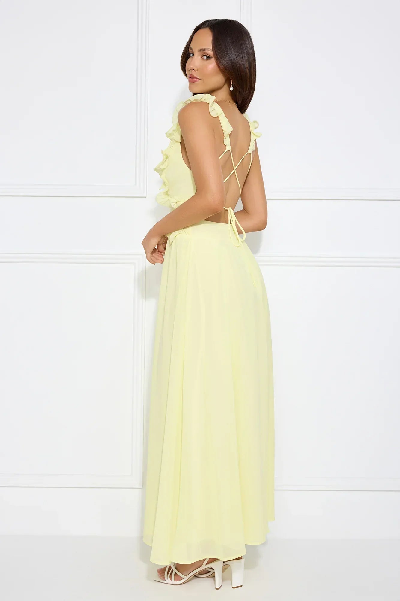 Light Embrace Maxi Dress Yellow