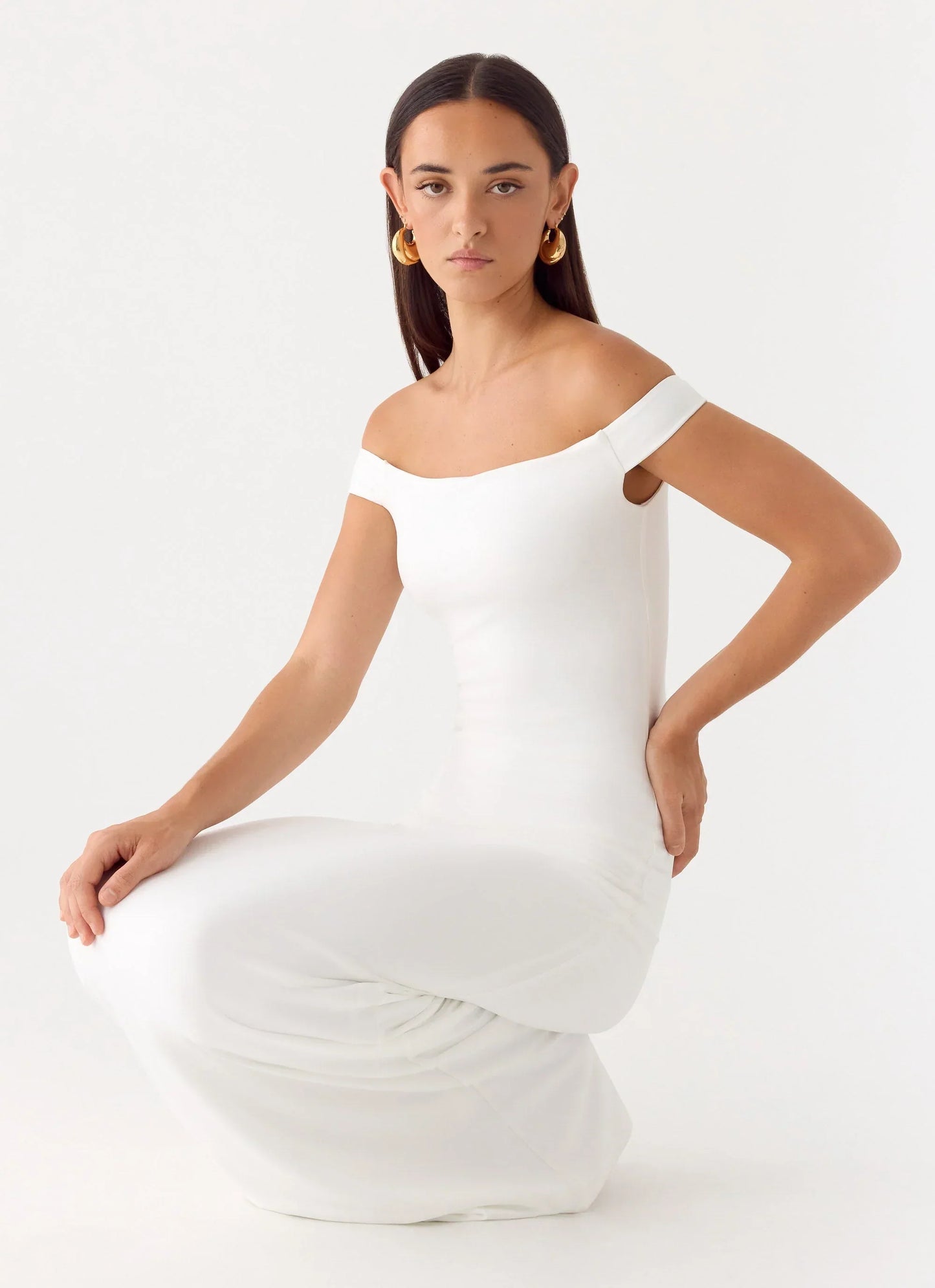 New Intentions Maxi Dress White