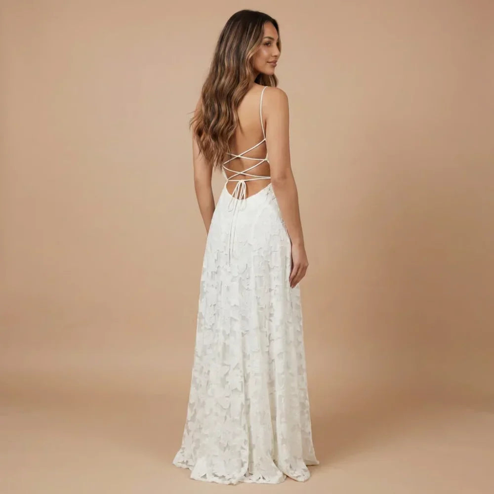 Floral Lace Maxi Dress