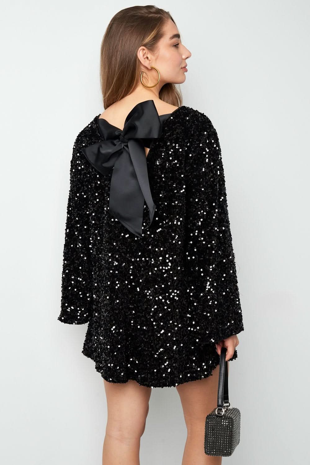 Giselle Bow Mini Dress