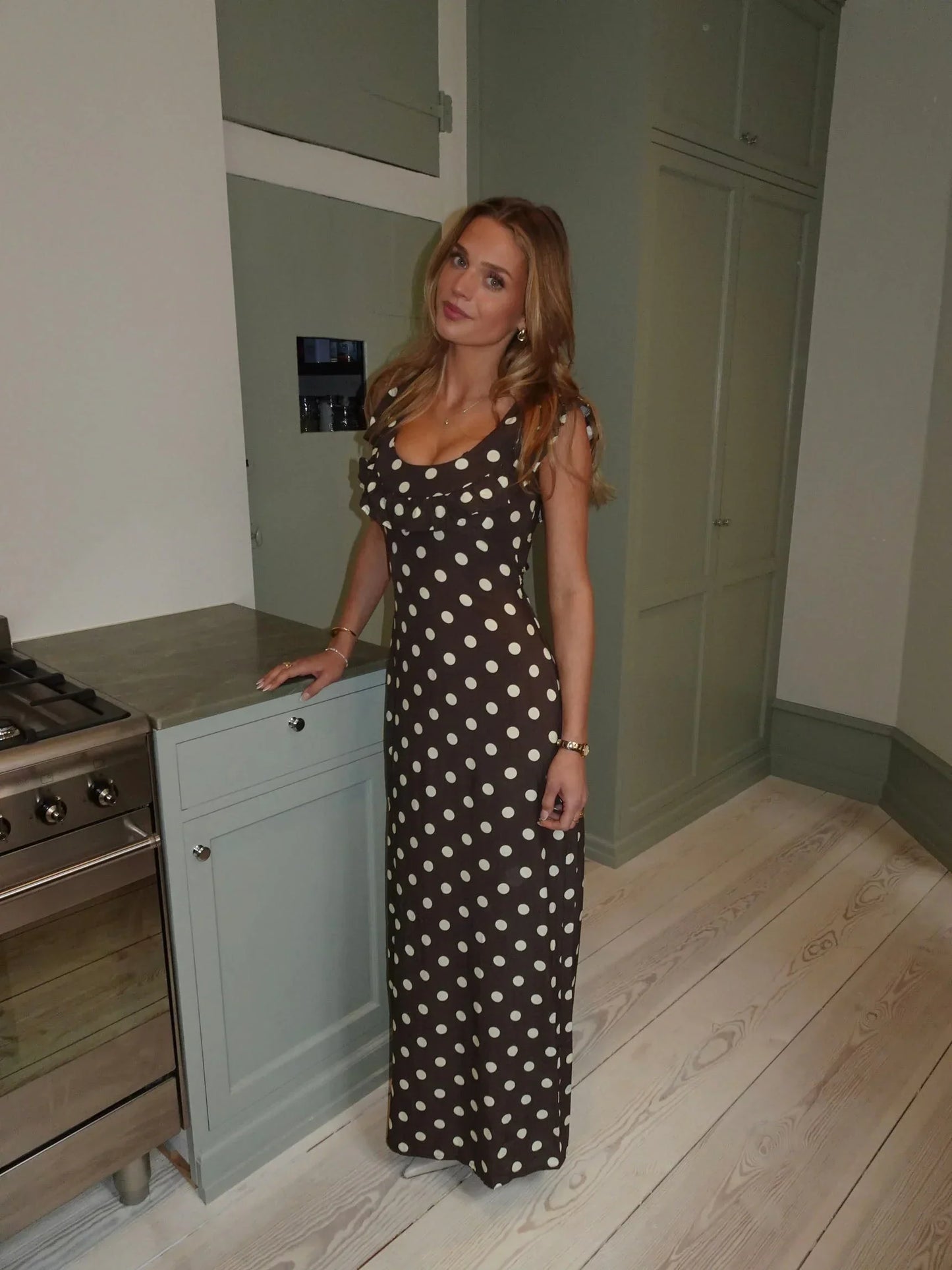 Aurora Ruffle Maxi Dress