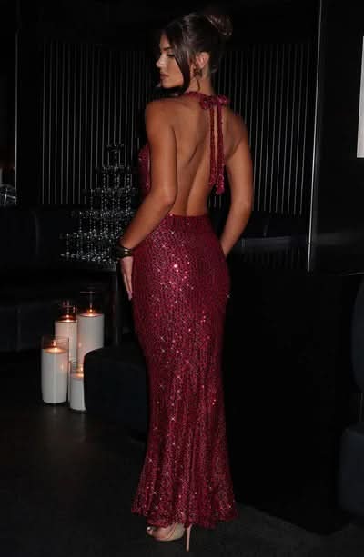 Monroe Backless Midi Dress