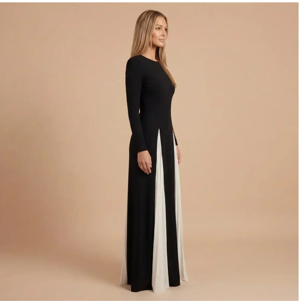 Isabella Pleated Maxi Dress