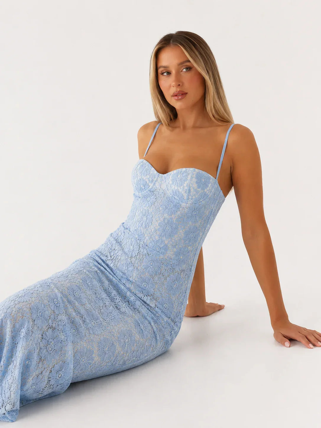 Sonia Maxi Dress - Blue