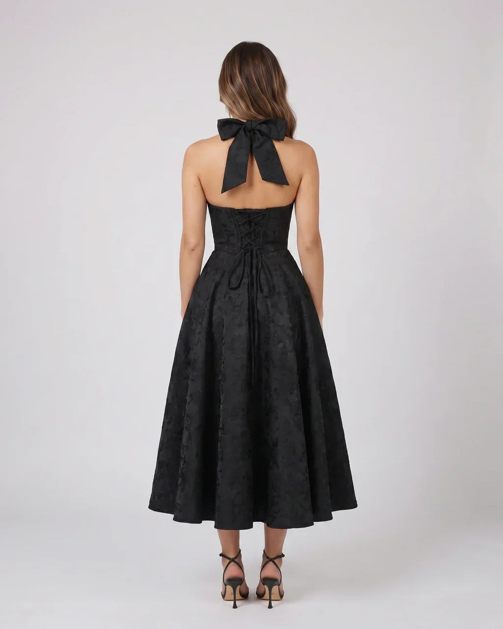 Sienna Jacquard Midi Dress