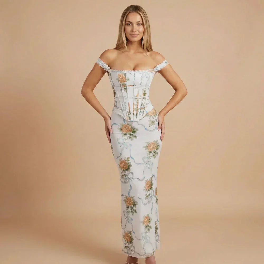 Isabelle Corset Maxi Dress