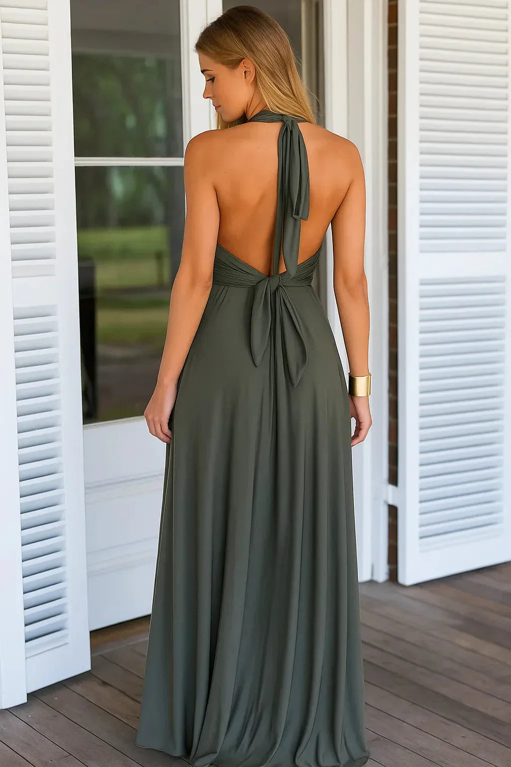 Isabella Wrap Maxi Dress