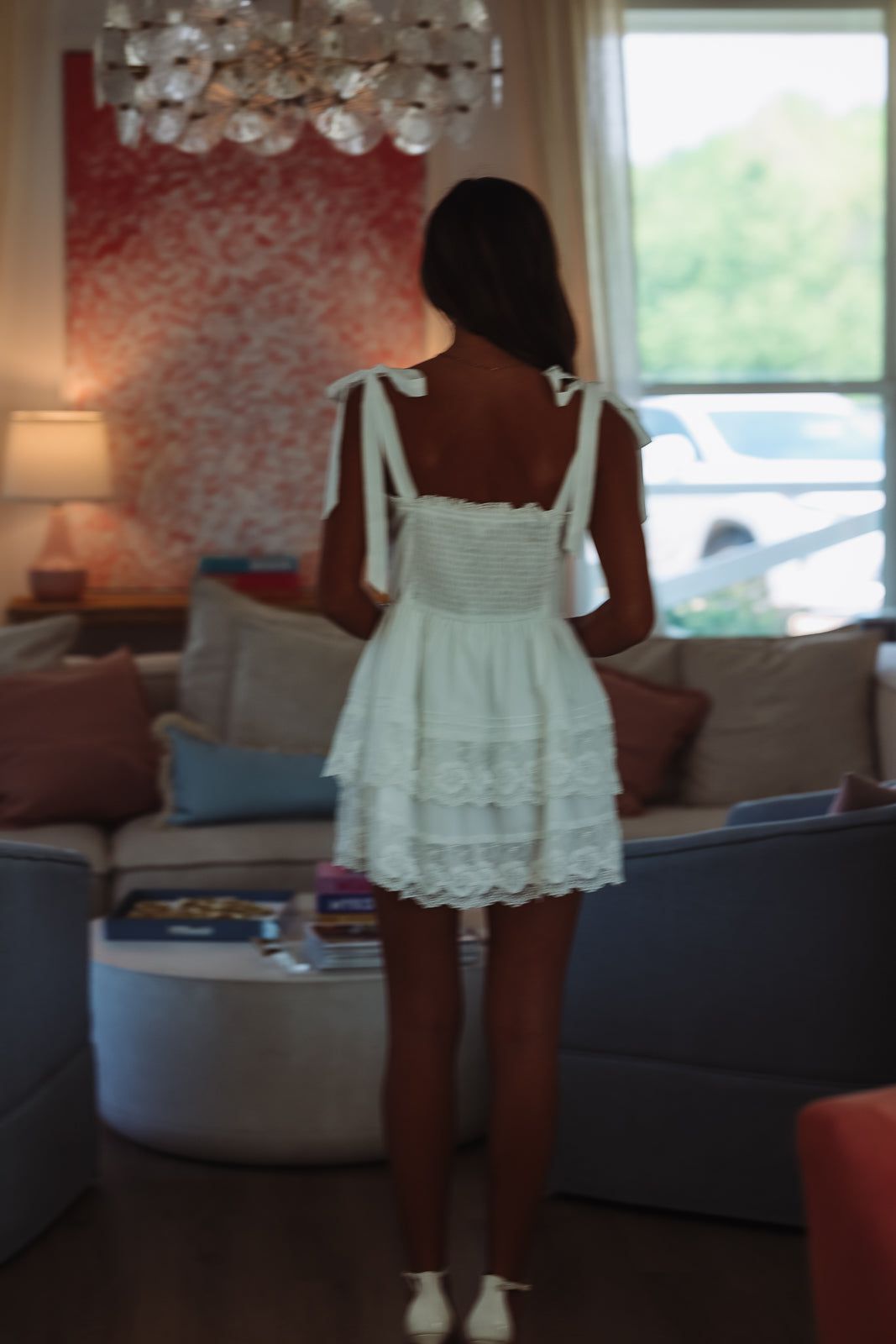 I'm Ready Mini Dress - White