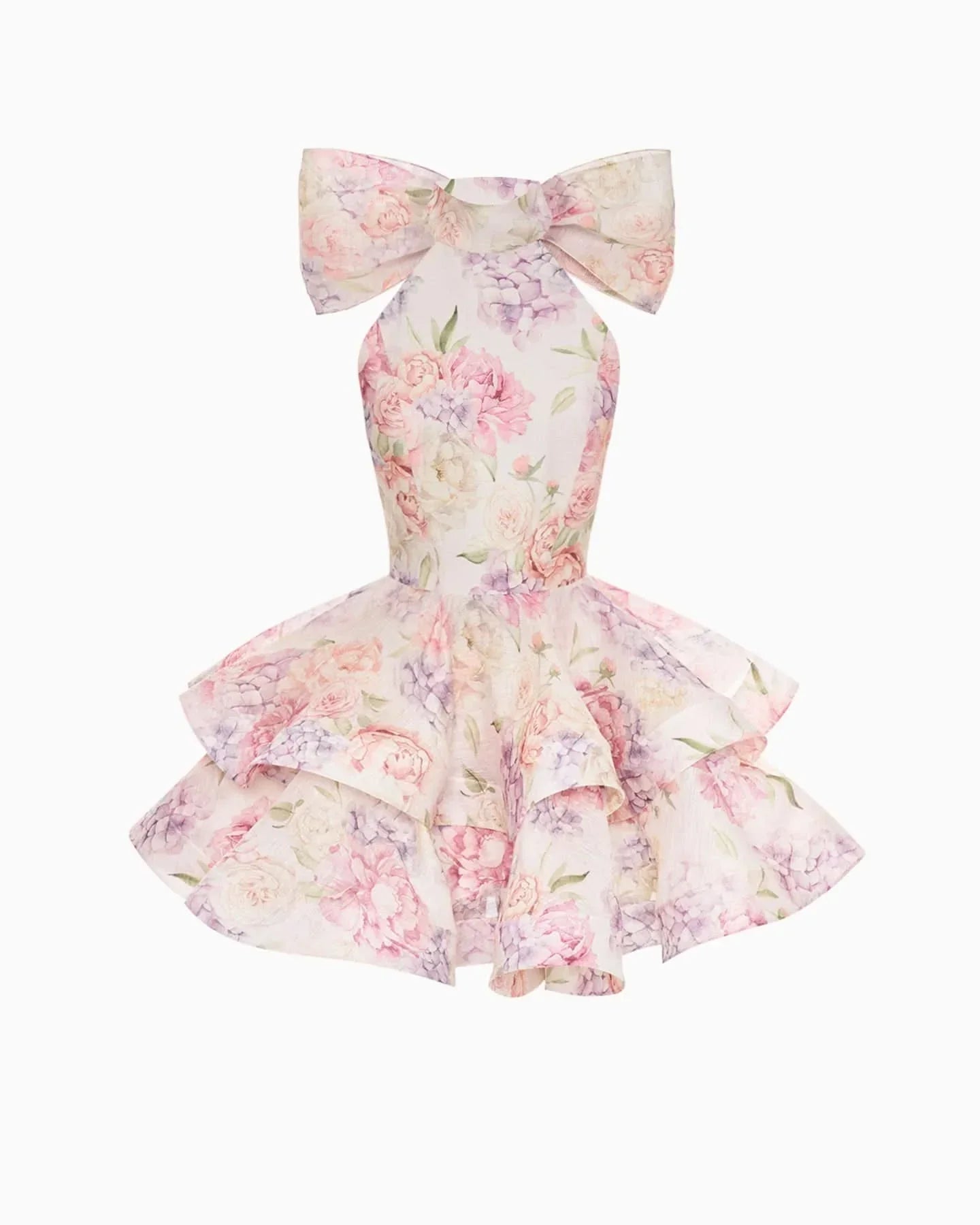 Rosetta Ruffle Mini Dress