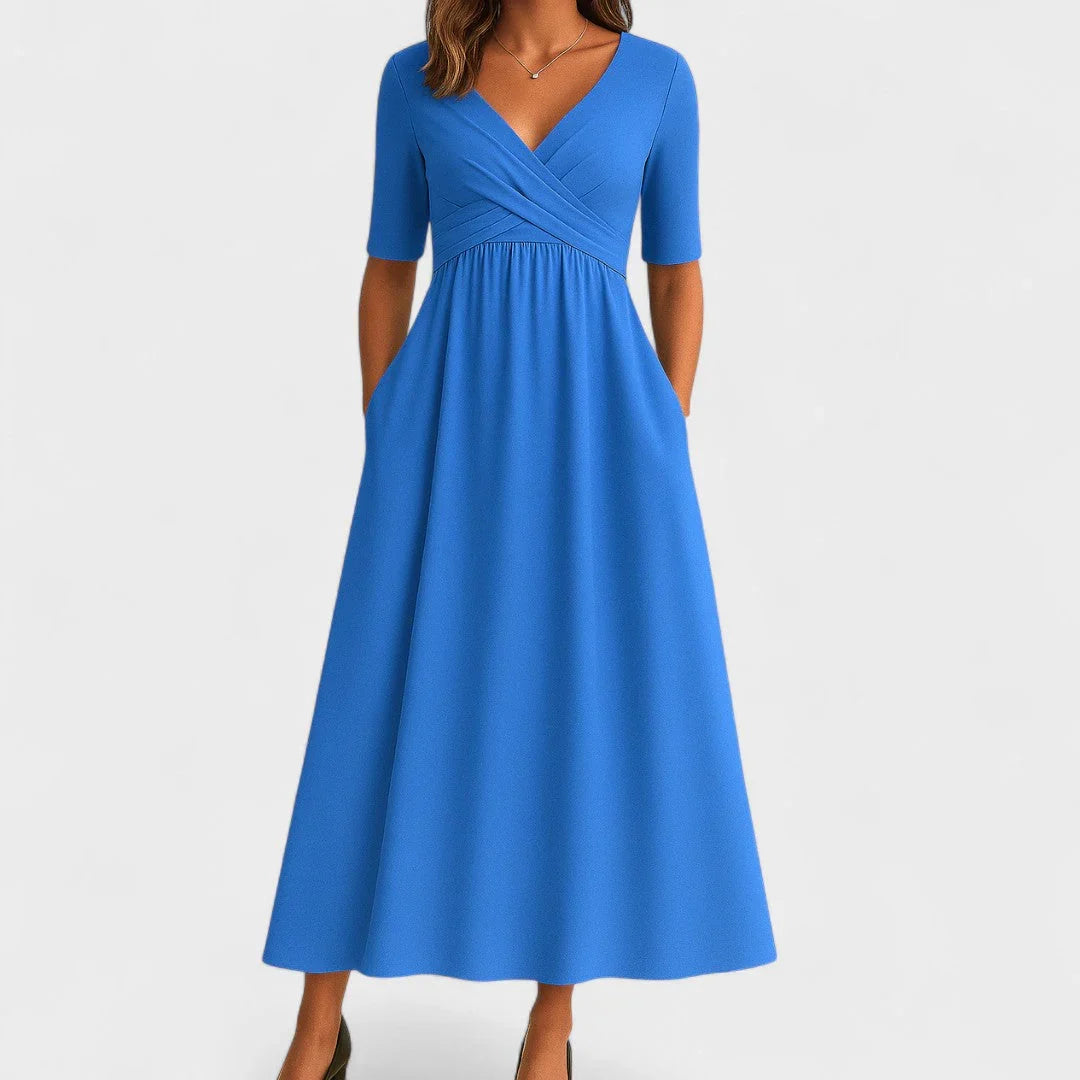 Isabella Wrap Midi Dress