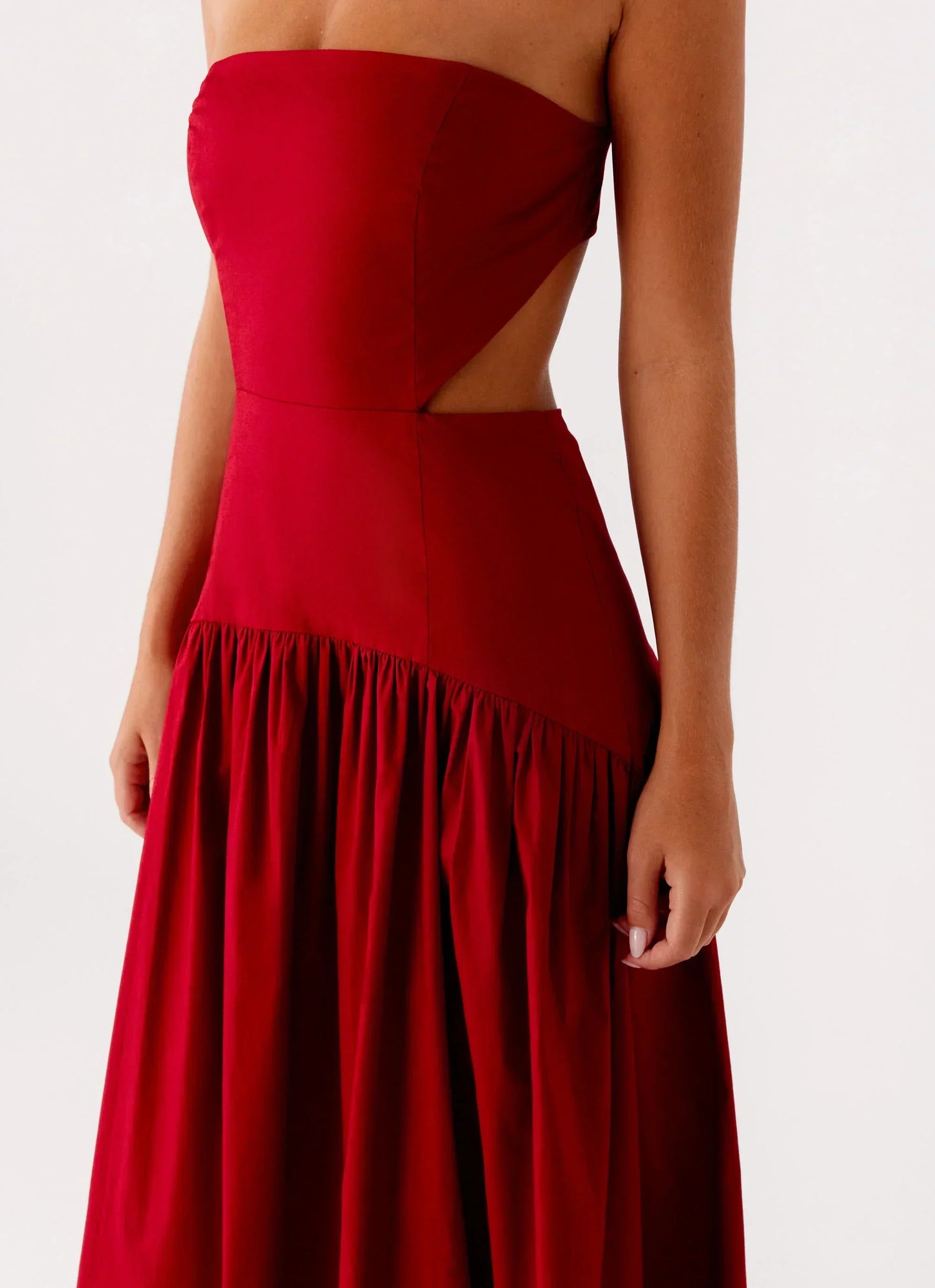 Aamari Maxi Dress - Red