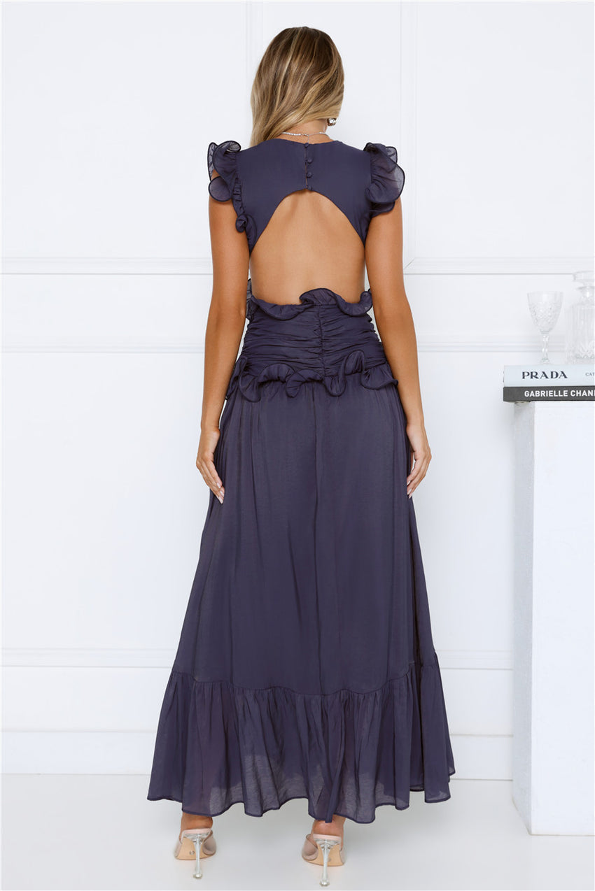 Evening Luxe Maxi Dress Navy