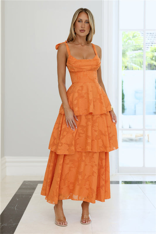 Pure Energy Maxi Dress Orange
