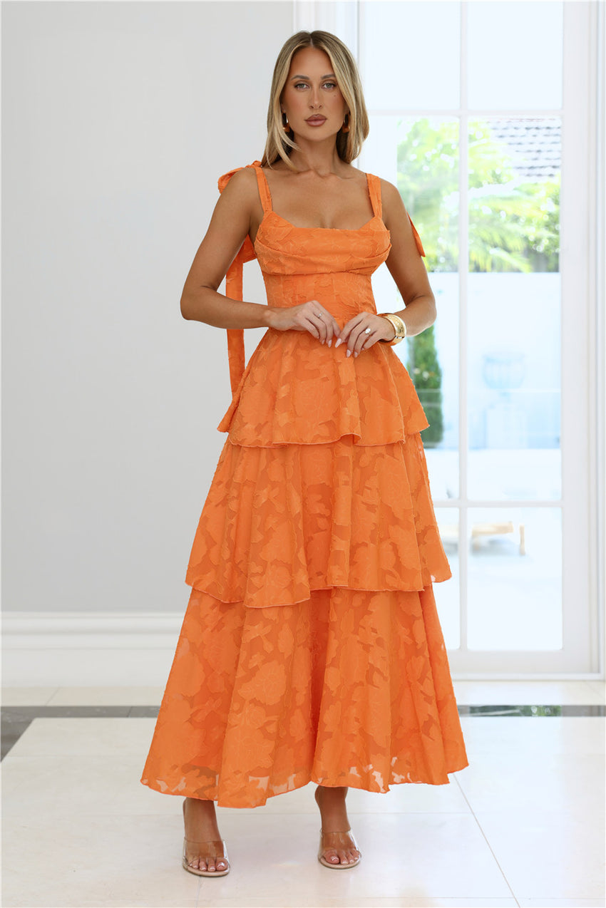 Pure Energy Maxi Dress Orange