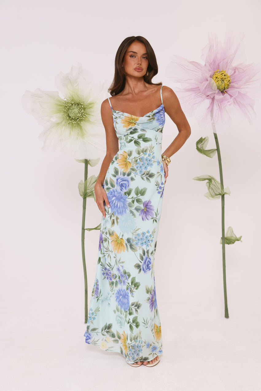 Moonflower Glow Maxi Dress Floral