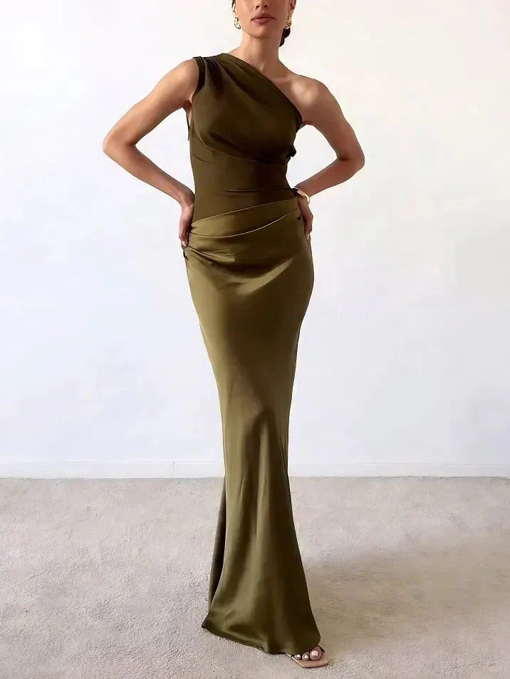 Isabelle Ruched Maxi Dress