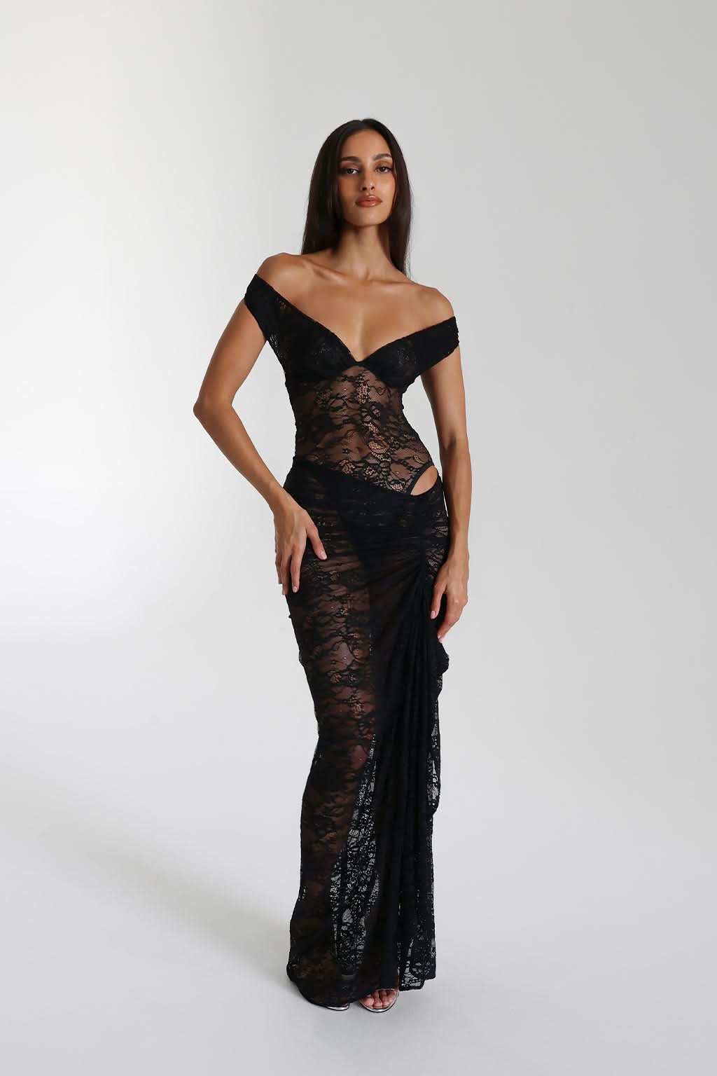 Sienna Lace Maxi Dress