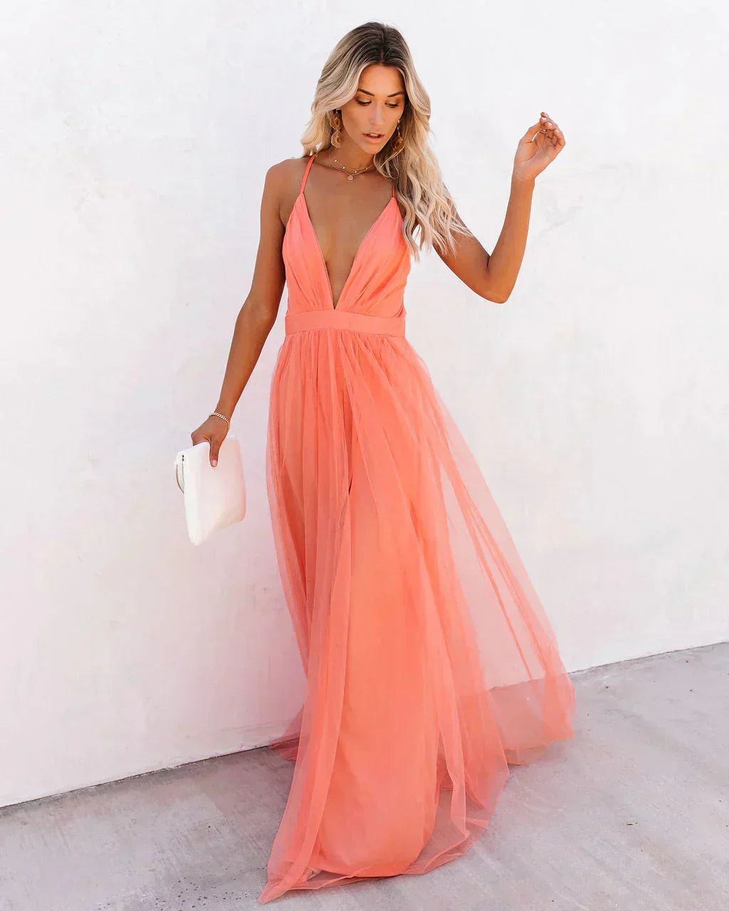Juliana Backless Maxi Dress