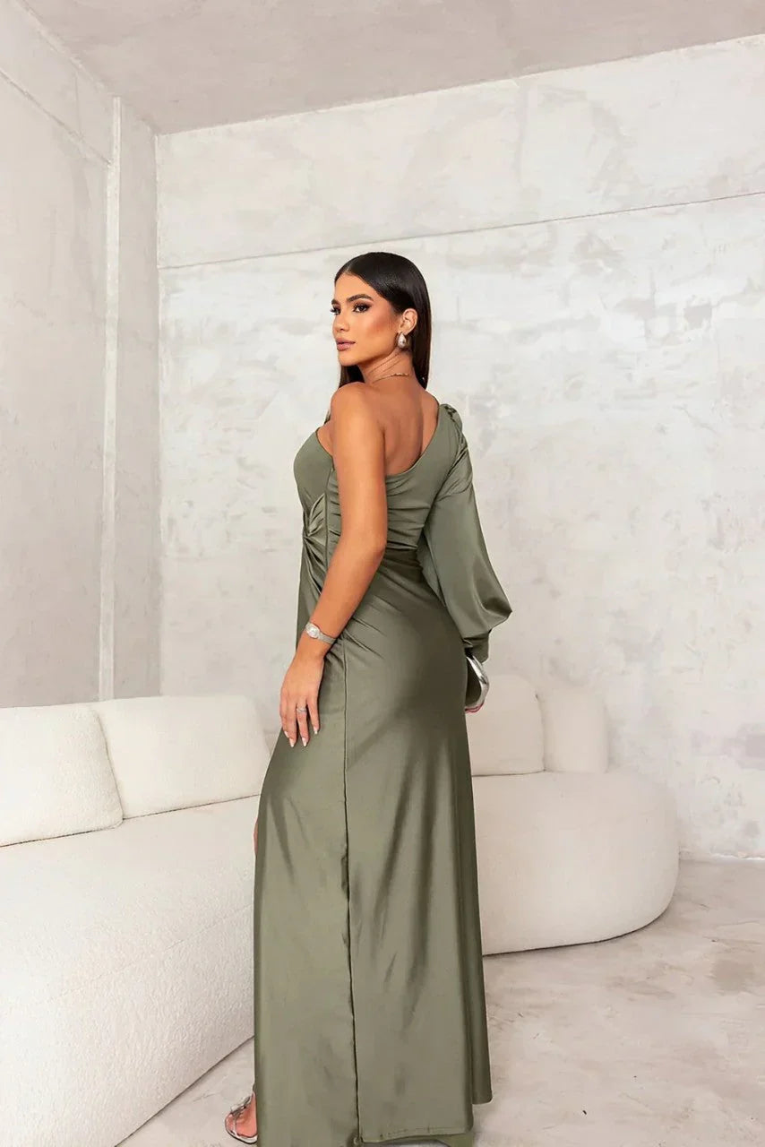 Helena Ruched Maxi Dress