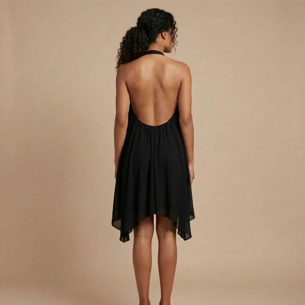 Adriana Backless Mini Dress