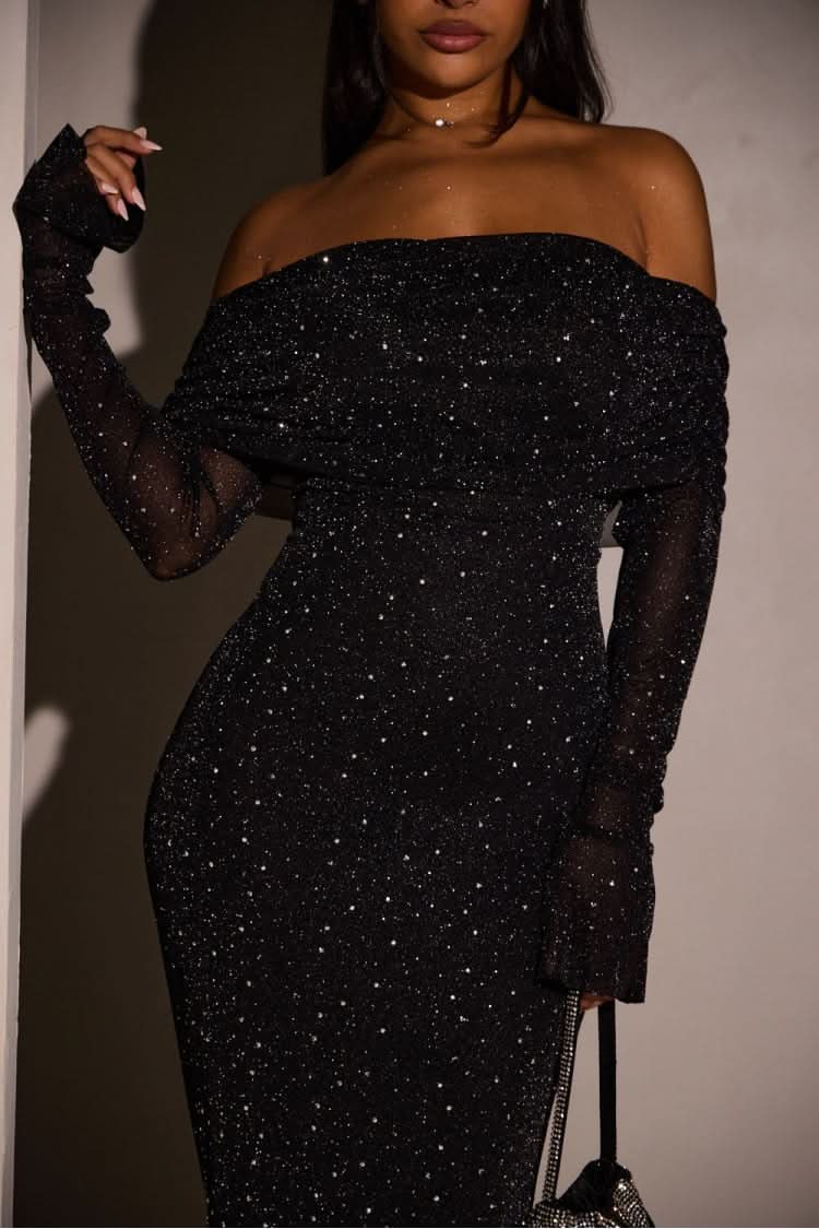 Sienna Sequin Maxi Dress