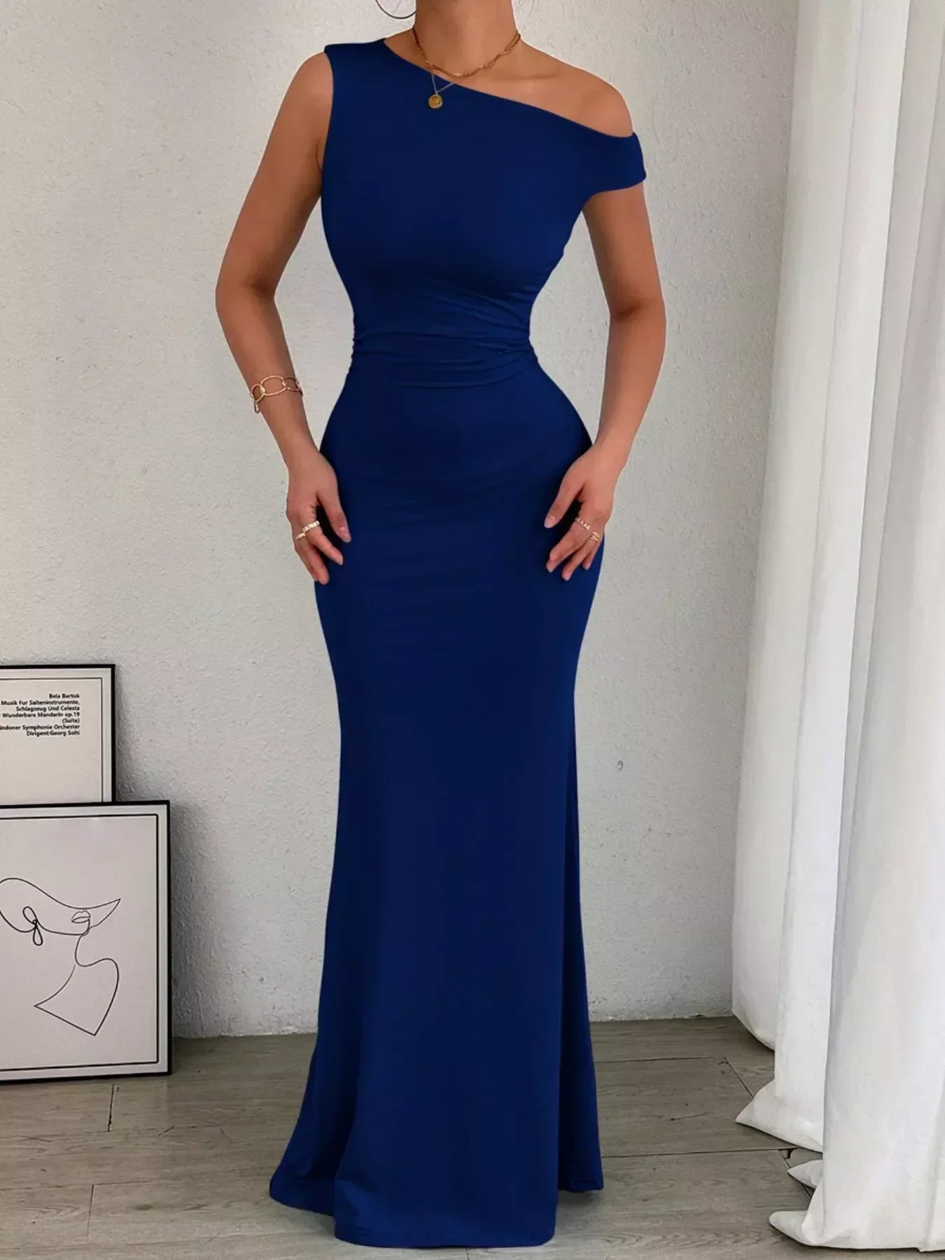Sienna Ruched Maxi Dress