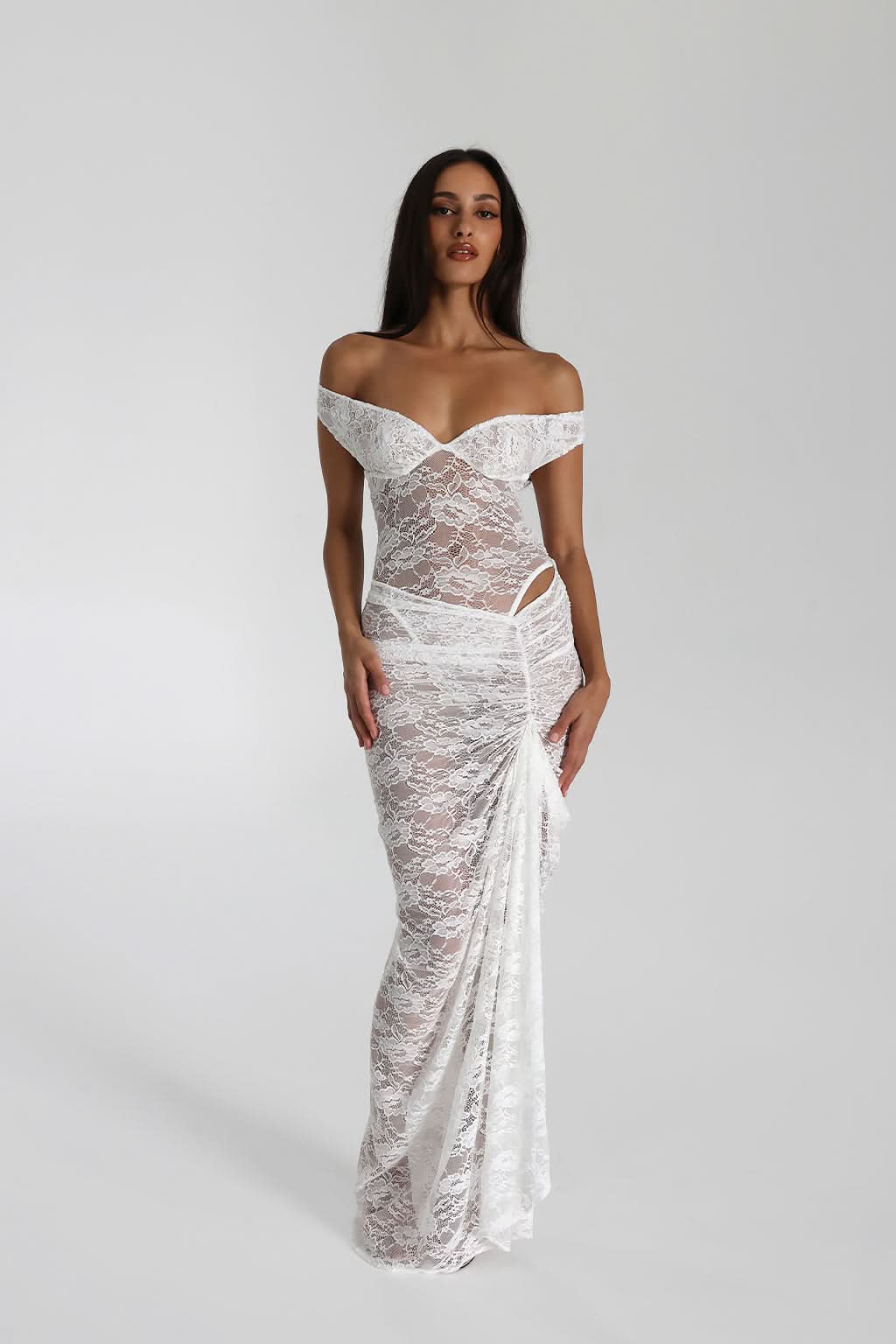 Sienna Lace Maxi Dress