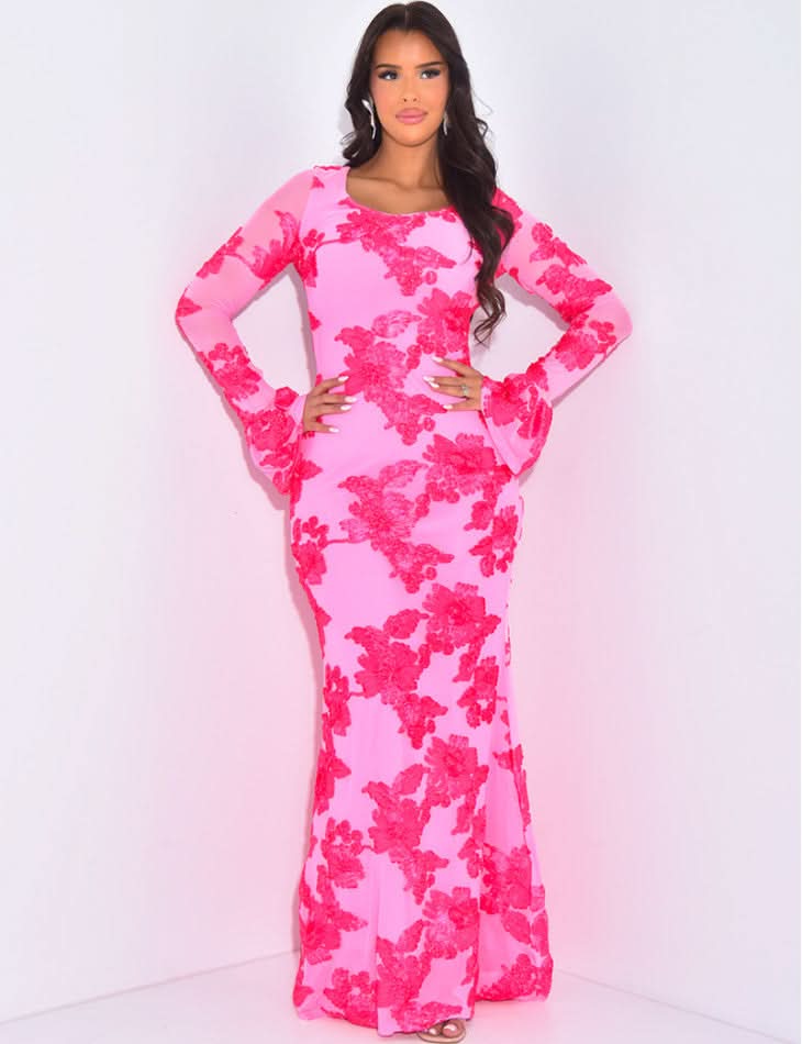 Isabella Sequin Maxi Dress
