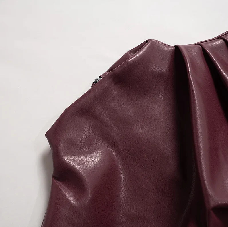 Donna | Women'S Sleeveless Vegan Leather Top