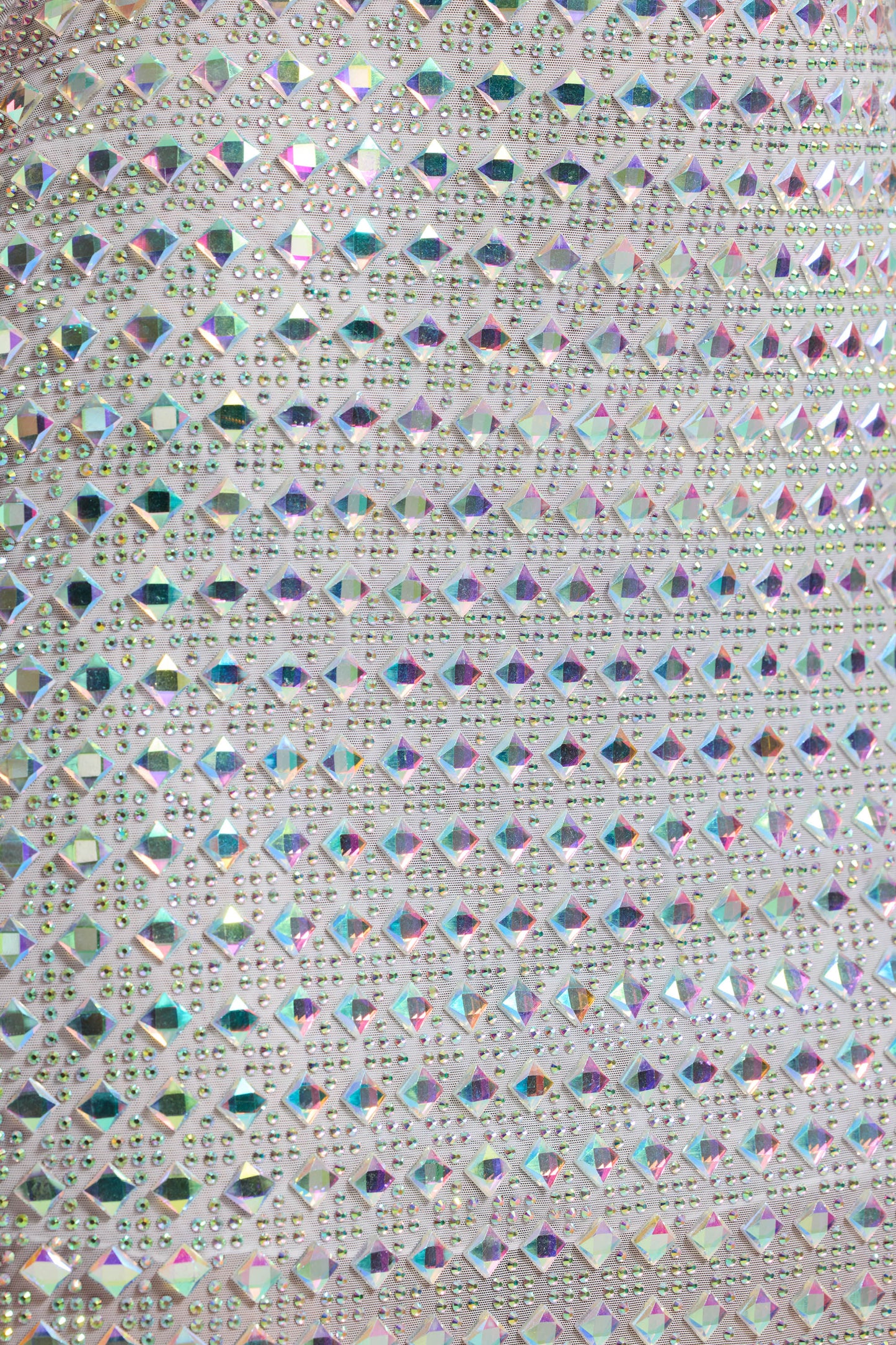 Embellished A-Line Mini Dress In Silver