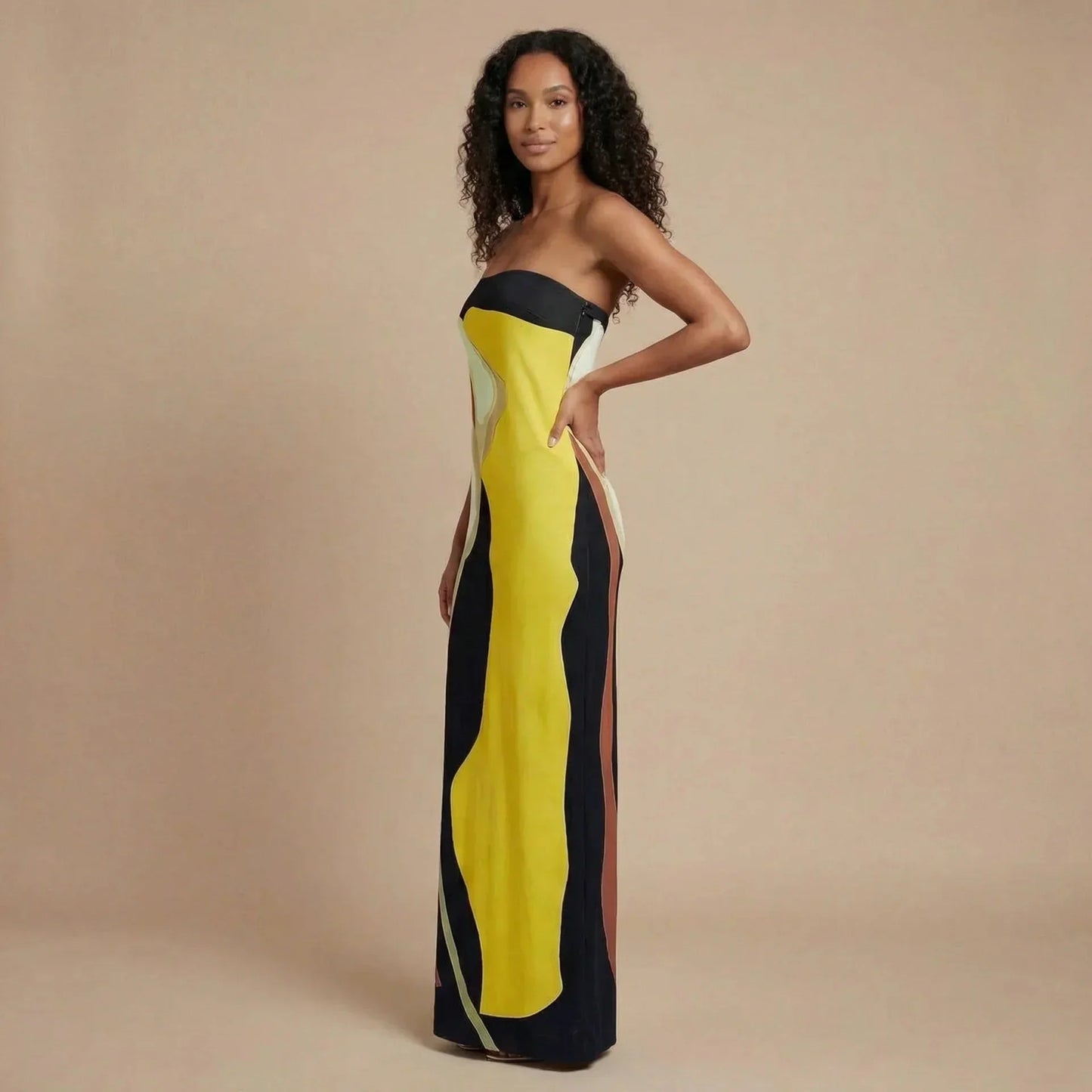 Solstice Abstract Maxi Dress