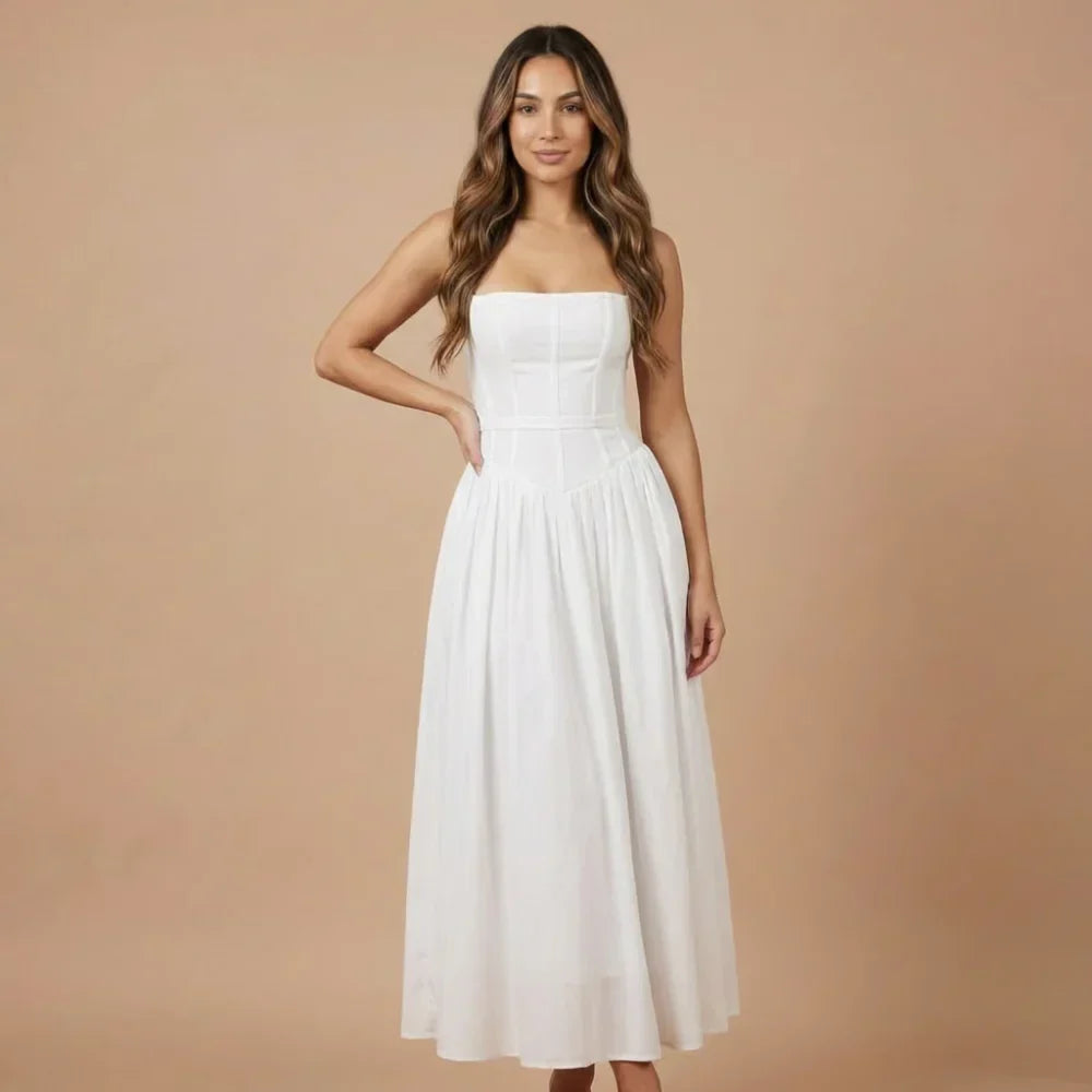 Isabelle Corset Midi Dress
