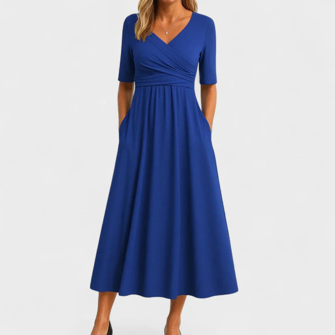 Isabella Wrap Midi Dress