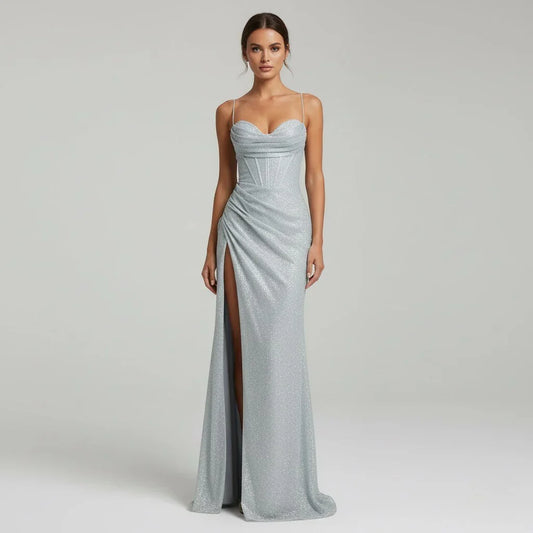 Aria Ruched Maxi Dress
