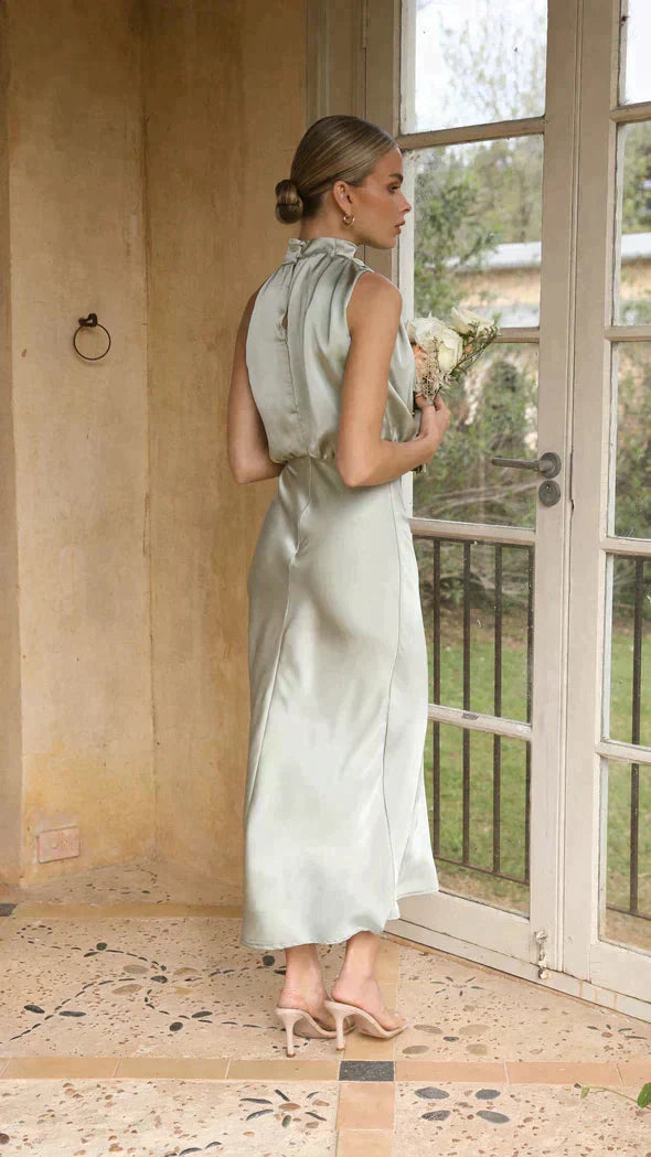 Cassandra Draped Midi Dress