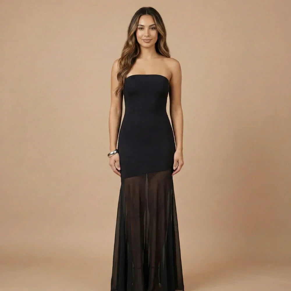 Liliana Mesh Maxi Dress
